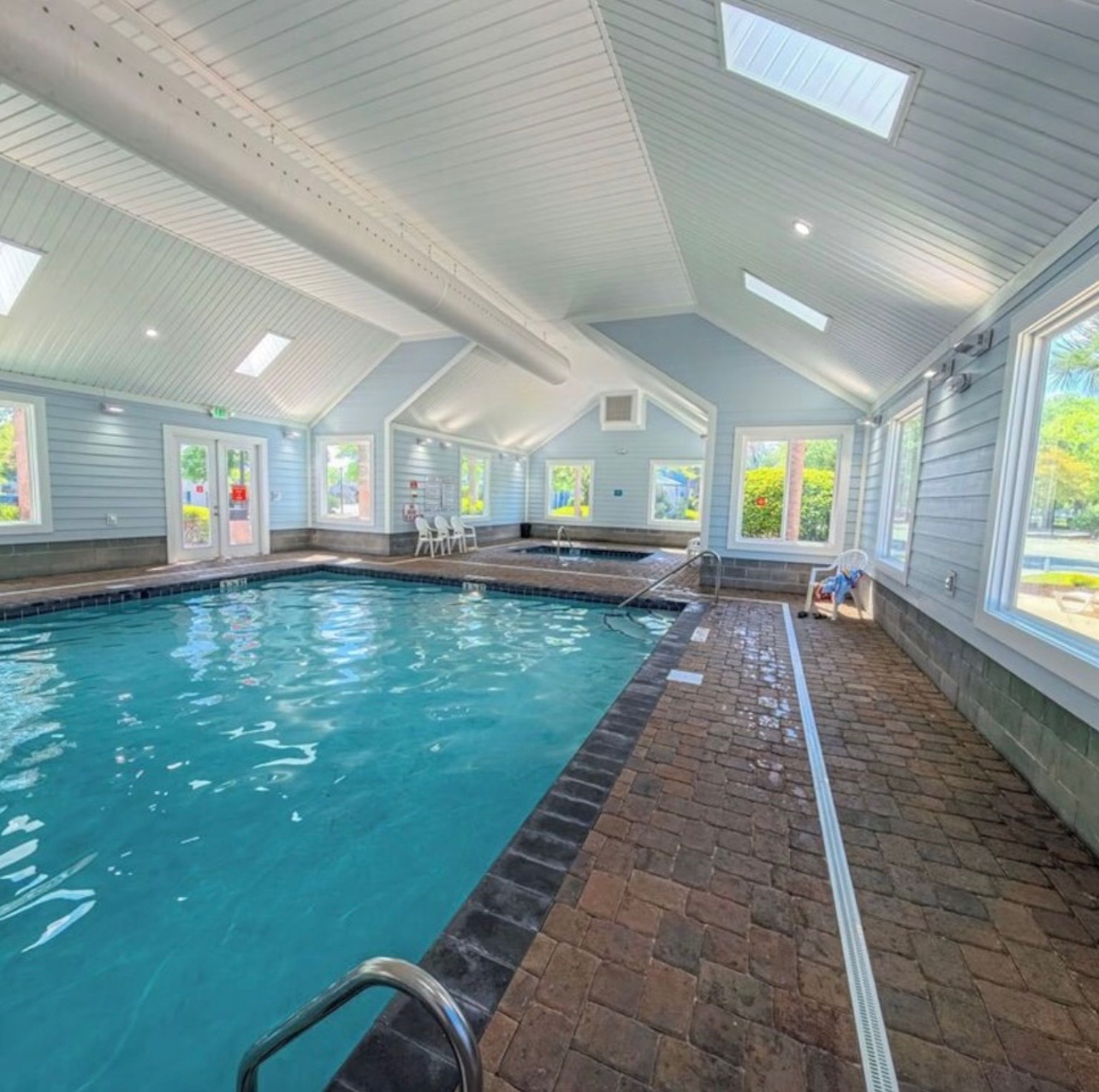 Heated indoor pool